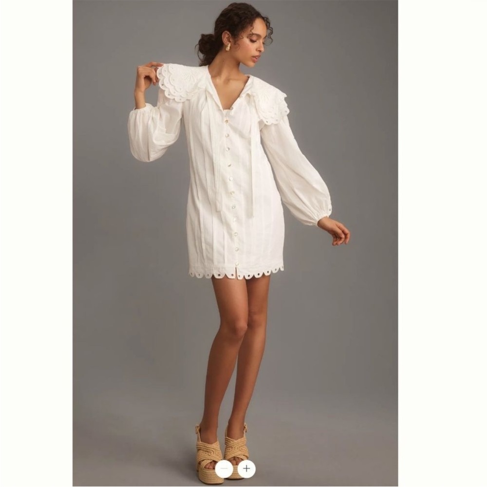 FARM Rio White Mini Dress - Picture 3 of 5